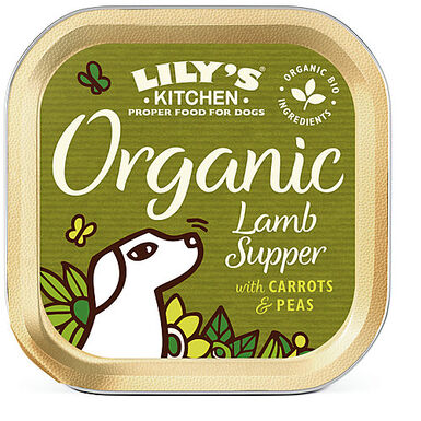 Lily's Kitchen - Barquette Recette Bio à l'Agneau pour Chiens - 150g