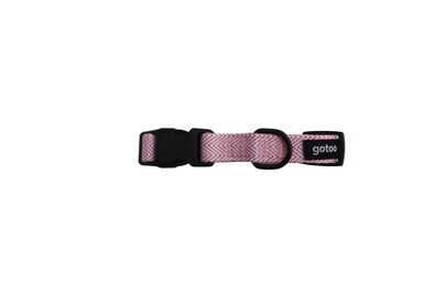 Gotoo  - Collier Chevron Rose pour Chien