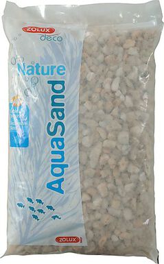 Zolux - Gravier Décoratif Aquasand Nature Jaune pour Aquarium - 4,5Kg