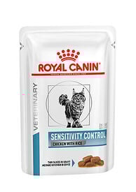 Royal Canin - Sachets Veterinary Sensitivity Control en Sauce au Poulet pour Chats - 12x85g