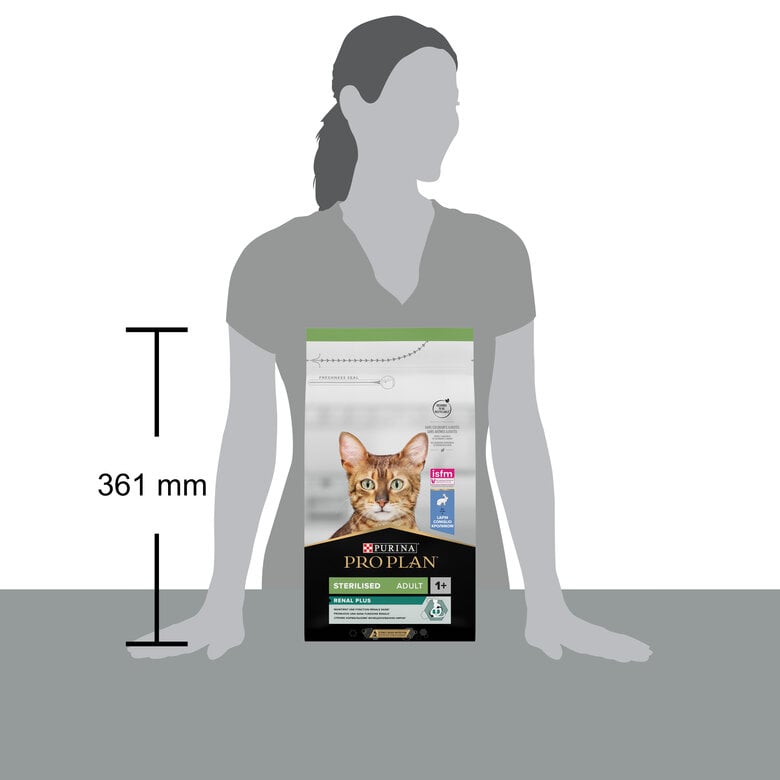Pro Plan - Croquettes Sterilised au Lapin pour Chat Adulte Stérilisé - 1,5Kg Image numéro 6 Pro Plan - Croquettes Sterilised au Lapin pour Chat Adulte Stérilisé - 1,5Kg Image numéro 6