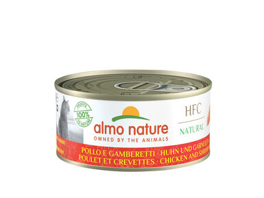Almo Nature - Pâtée HFC Natural Poulet et Crevettes