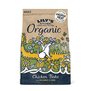 Lily's Kitchen - Croquettes Organic au Poulet et Légumes Bio pour Chien - 2,5Kg