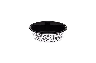 Ferribiella - Bol Pattern Noir pour Chiens