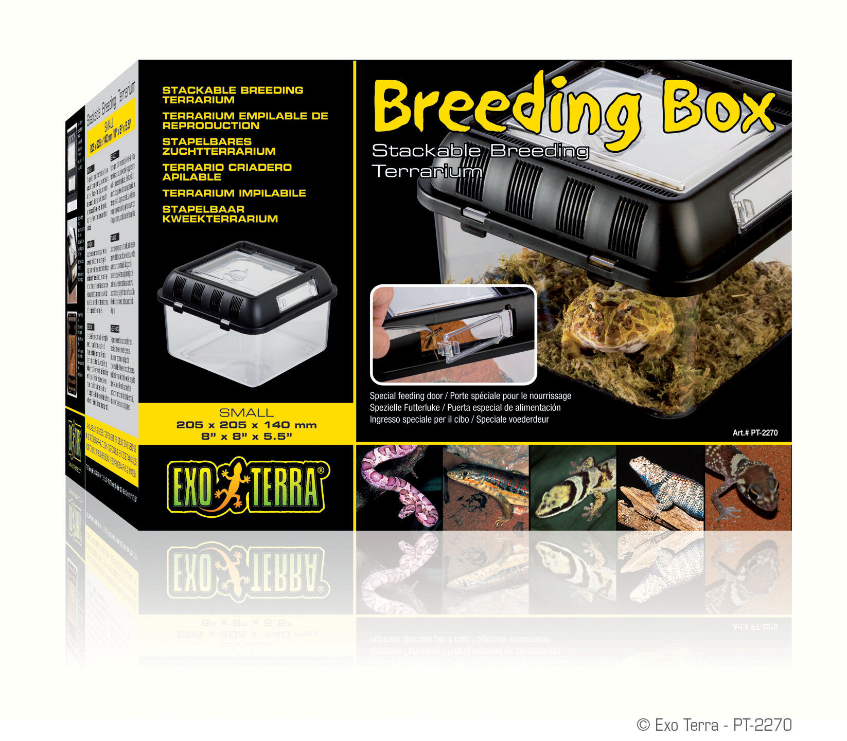 Exo Terra - Terrarium Breeding Box S pour Reptiles - 20x20x15cm Image num&eacute;ro 1