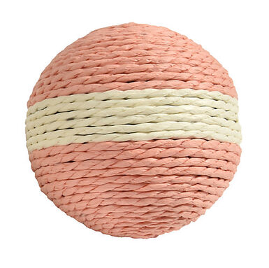 Bobby - Jouet Boule Rose pour Chats - 10cm