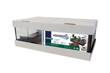 Aquadisio - Terrarium Kit Equipé pour Tortue Aquatique - 60cm