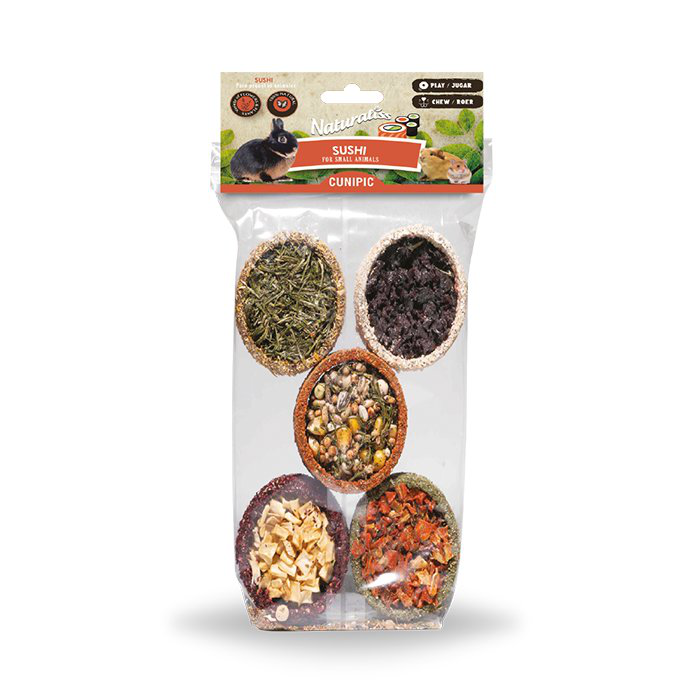 Cunipic - Friandises Naturaliss M&eacute;lange Sushi aux Herbes - 185g Image num&eacute;ro 1