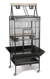 United Bird - Cage Galio avec Roulettes pour Perroquets - Anthracite