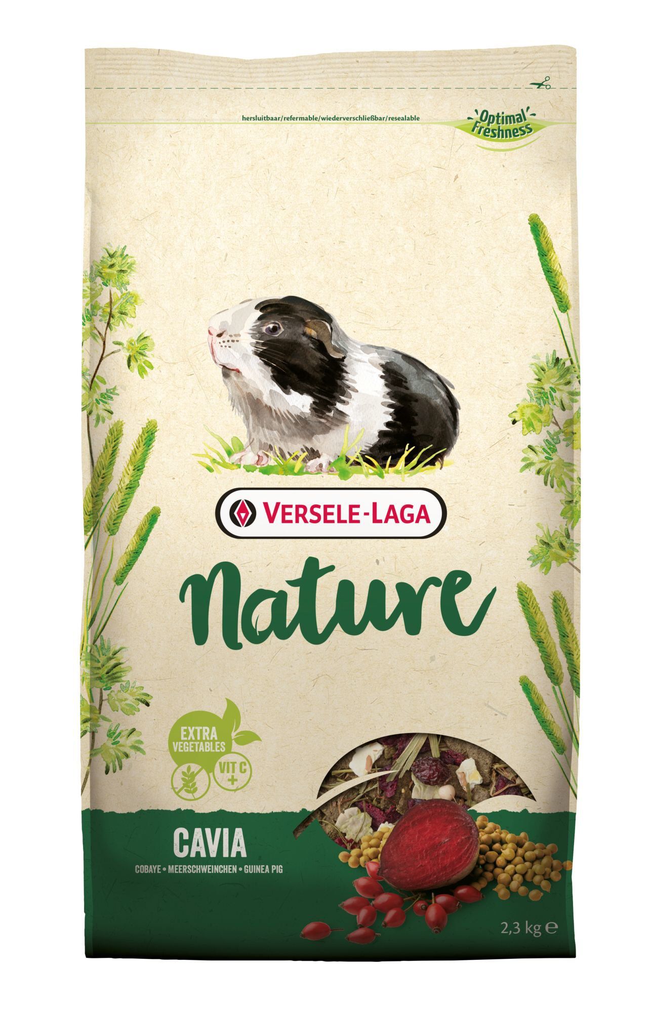 Versele Laga - Aliment NATURE Cavia pour Cochon d'Inde - 2,3Kg Image num&eacute;ro 1