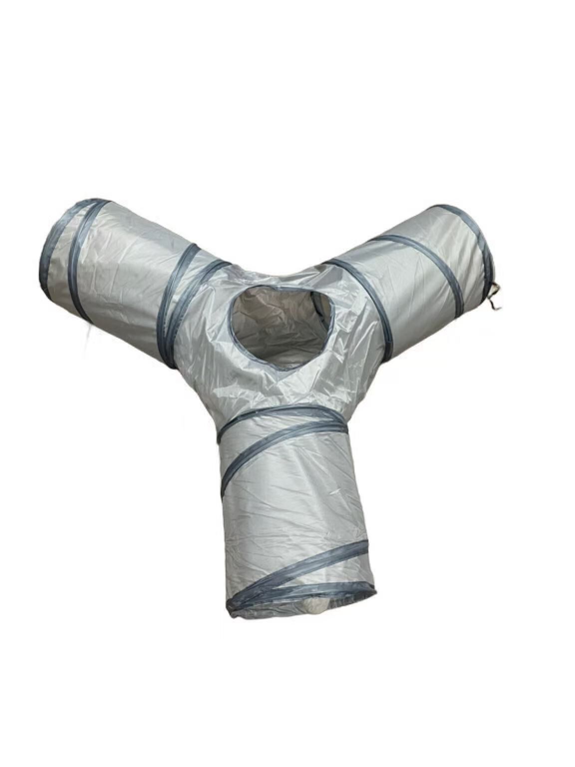 Tootoy! - Tunnel 3 Sorties avec Balle suspendue pour Chats - 80cm Image num&eacute;ro 2