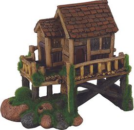 Zolux - Décoration Artificielle Cabane Kipouss pour Aquarium - MM