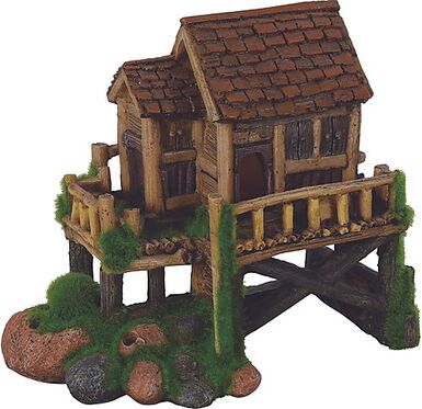 Zolux - Décoration Artificielle Cabane Kipouss pour Aquarium - MM