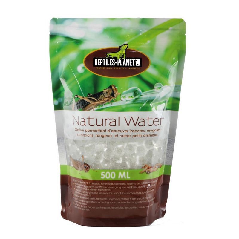 Reptiles Planet - Gel&eacute;e d'eau Natural Water pour Insectes - 500ml Image num&eacute;ro 1