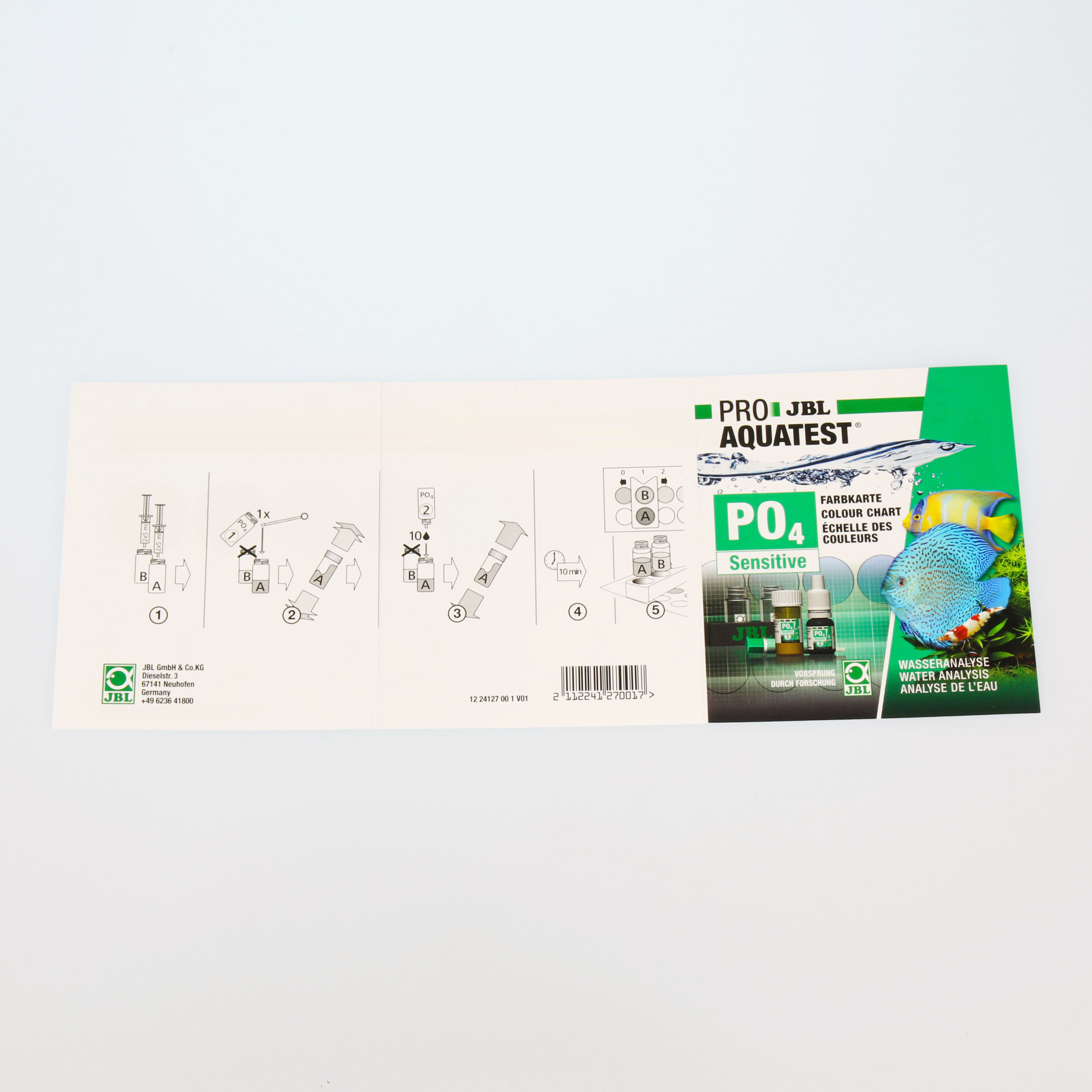 JBL - Proaquatest PO4 Phosphate Sensitiv pour Eau Douce Eau de Mer et Bassins - x1 Image num&eacute;ro 4