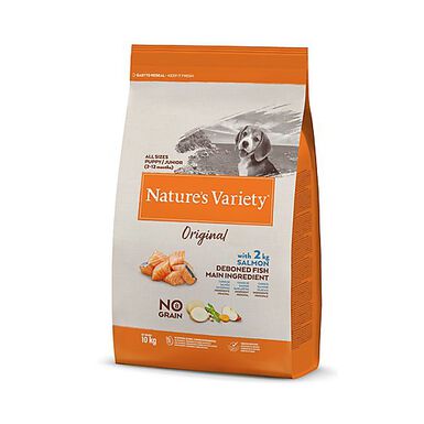 Nature's Variety - Croquettes Original Puppy au Saumon pour Chien - 10Kg