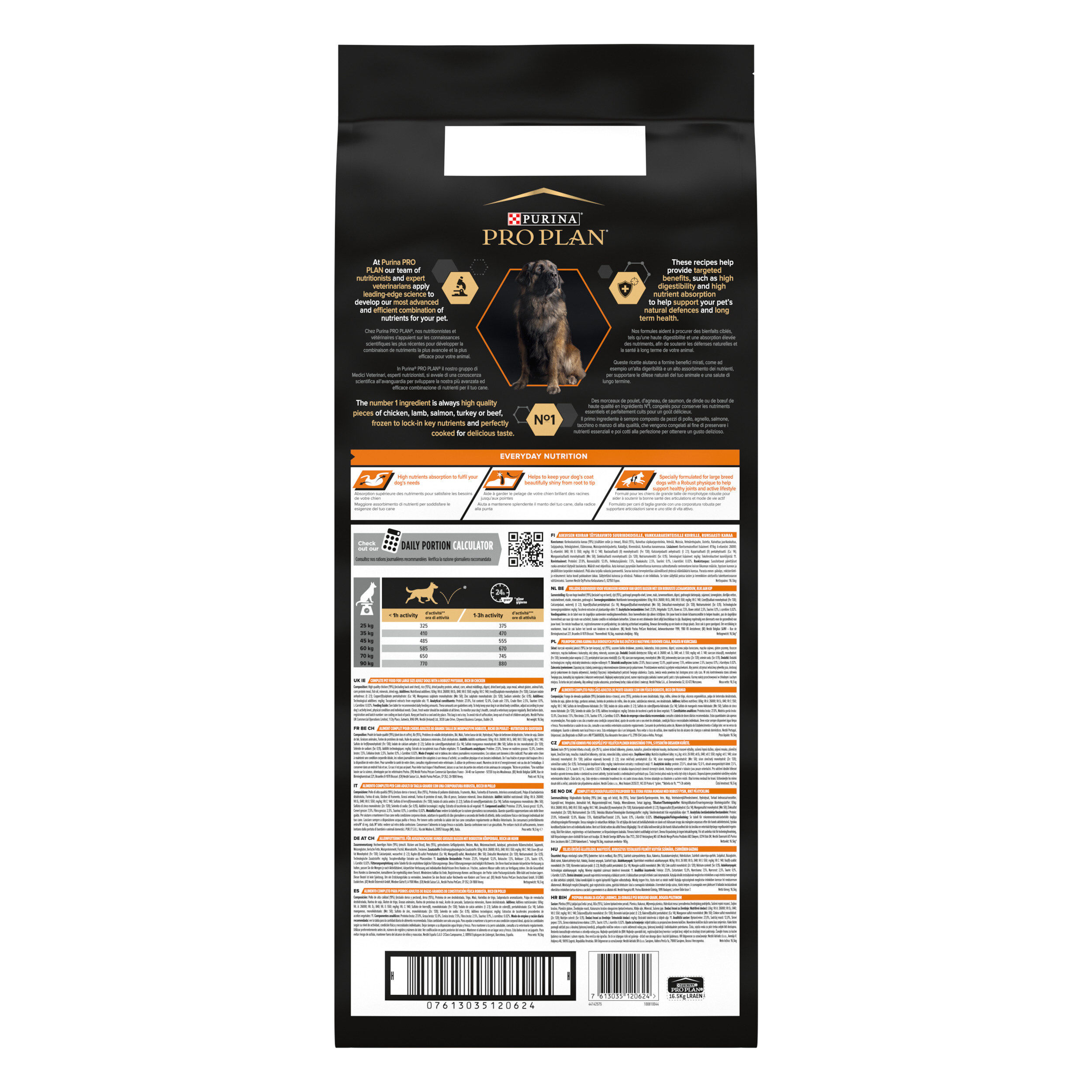 Pro Plan - Croquettes Large Robust Poulet pour Chien - 14 Kg + 2.5 Kg Gratuits Image num&eacute;ro 5