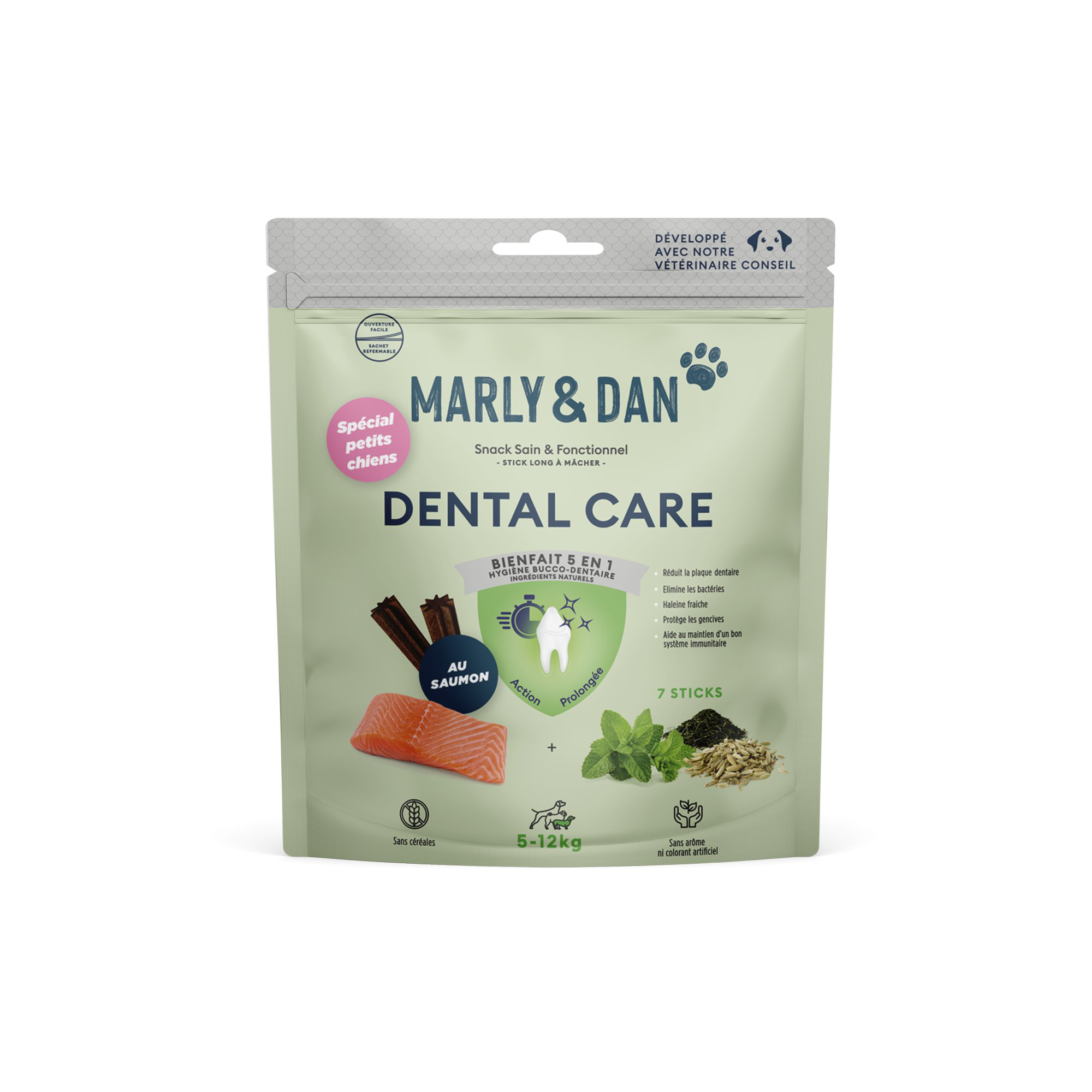 Marly & Dan - Friandises &agrave; M&acirc;cher Dental Care S - 100g Image num&eacute;ro 1