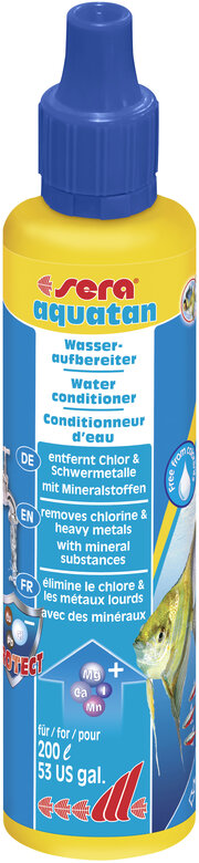 Sera - Conditionneur d'Eau Aquatan pour Aquarium - 50ml Image numéro 1 Sera - Conditionneur d'Eau Aquatan pour Aquarium - 50ml Image numéro 1