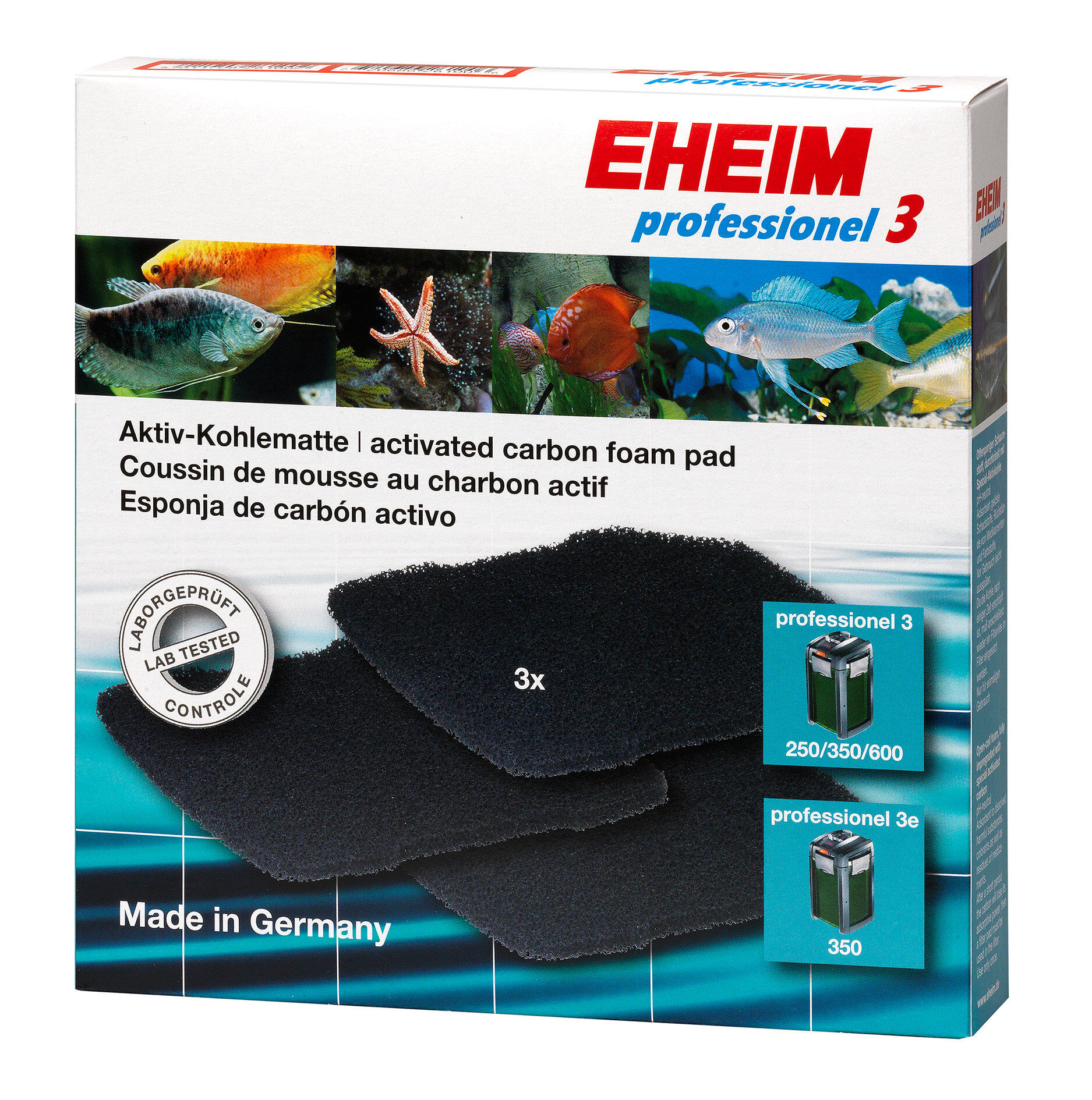 Eheim - Mousse Charbon pour Filtre Professionnel 3 et 4 - x3 Image num&eacute;ro 1