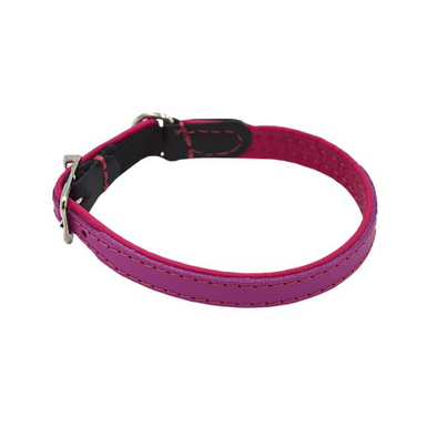 Comme Un Roi - Collier Cuir So Funky Rose pour Chat - 30cm