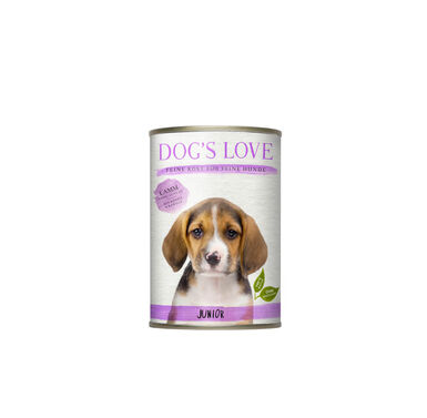 Dog's Love - Boîte Menu Complet 100% Naturel à l'Agneau pour Chiot