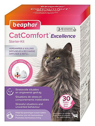 Beaphar - Diffuseur + Recharge aux Phéromones CatComfort pour Chat - 48ml image number null
