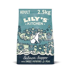 Lily's Kitchen - Croquettes Naturelles et Complètes Saumon et Patates Douces pour Chien - 2,5Kg