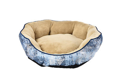 Animalis - Corbeille Eco Bleu et Beige pour Chien - 45cm
