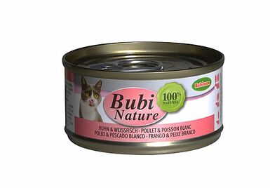 Bubimex - Pâtée Bubi Nature Poulet et Poisson Blanc pour Chat - 70g