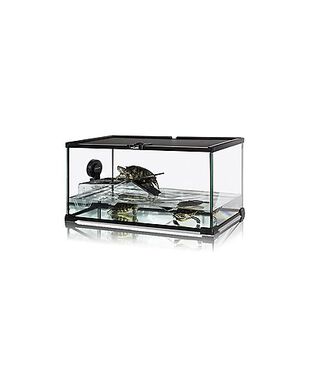 Reptizoo - Turtle Starter Kit avec Terrasse pour Totue - 50,8x30,5x25,4cm