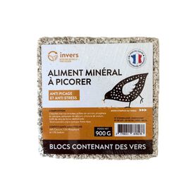 Invers - Bloc à Picorer aux Vers de Farine - 900g