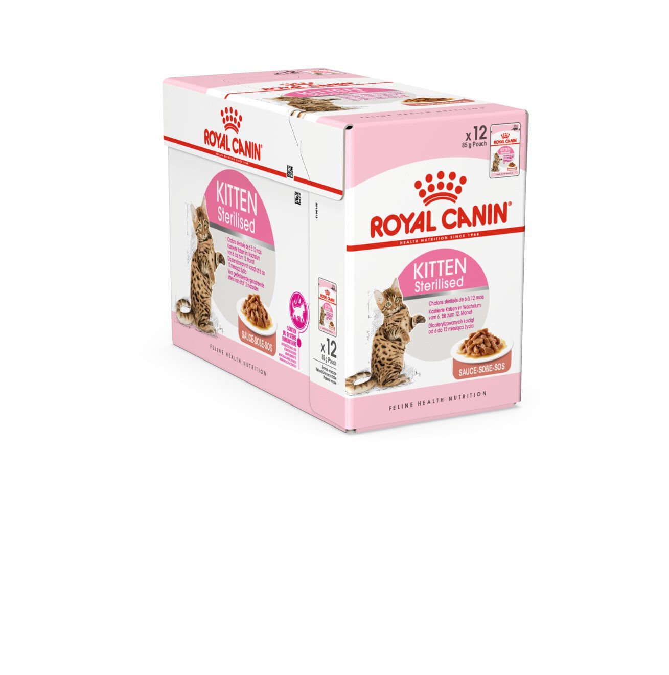 Royal Canin - Sachets Kitten Sterilised en Sauce pour Chaton - 12x85g Image num&eacute;ro 1