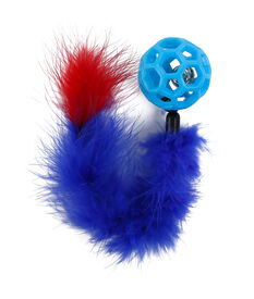 Wouapy - Jouet Balle Tpr Queue Boa pour Chats - 32cm