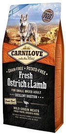 Carnilove - Croquettes Adulte Small Digestion Autruche & Agneau - 6KG