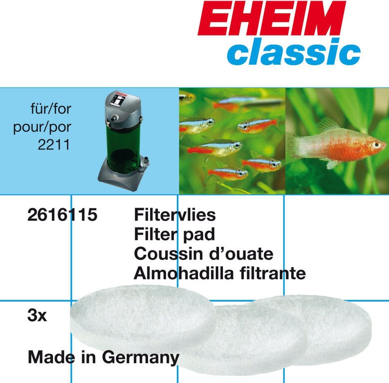 Eheim - Ouates pour Filtres d'Aquarium 2211 - x3 Image numéro 1 Eheim - Ouates pour Filtres d'Aquarium 2211 - x3 Image numéro 1