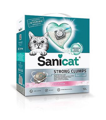 Sanicat - Litière Ultra Agglomerante à l'Oxygene Actif pour Chat - 10L