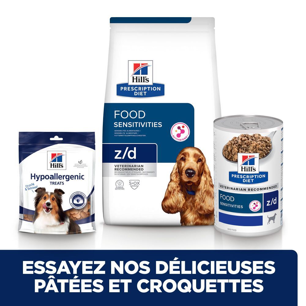 Hill's - Croquettes Prescription Diet Z/D Food Sensitivities pour Chiens - 8Kg Image num&eacute;ro 3