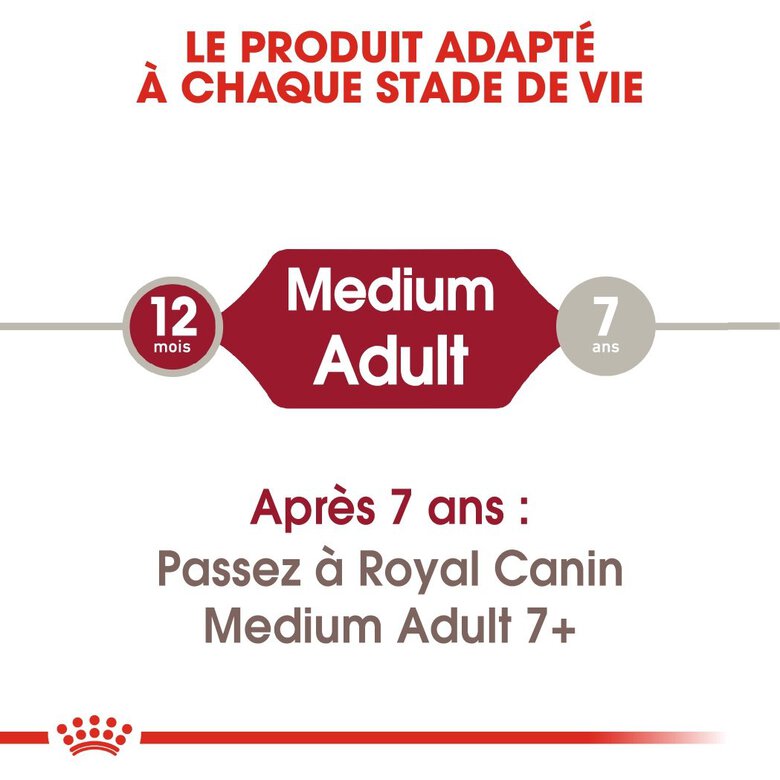 Royal Canin - Croquettes Medium Adult pour Chien - 15Kg Image numéro 3 Royal Canin - Croquettes Medium Adult pour Chien - 15Kg Image numéro 3