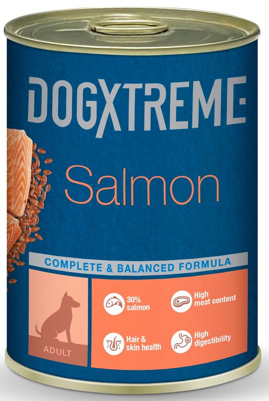 DogXtreme - Pâtée Adulte au Saumon pour Chiens - 400g image number null