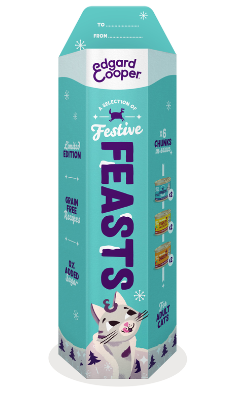 Edgard & Cooper - Coffret Humide Festif pour Chats - 6x85g Image numéro 1 Edgard & Cooper - Coffret Humide Festif pour Chats - 6x85g Image numéro 1