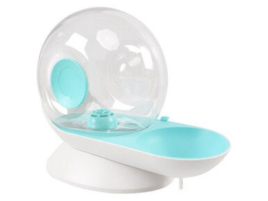 M-PETS SNAIL Distributeur d'eau avec filtre - 2,8l - Blanc, Bleu & Transparent