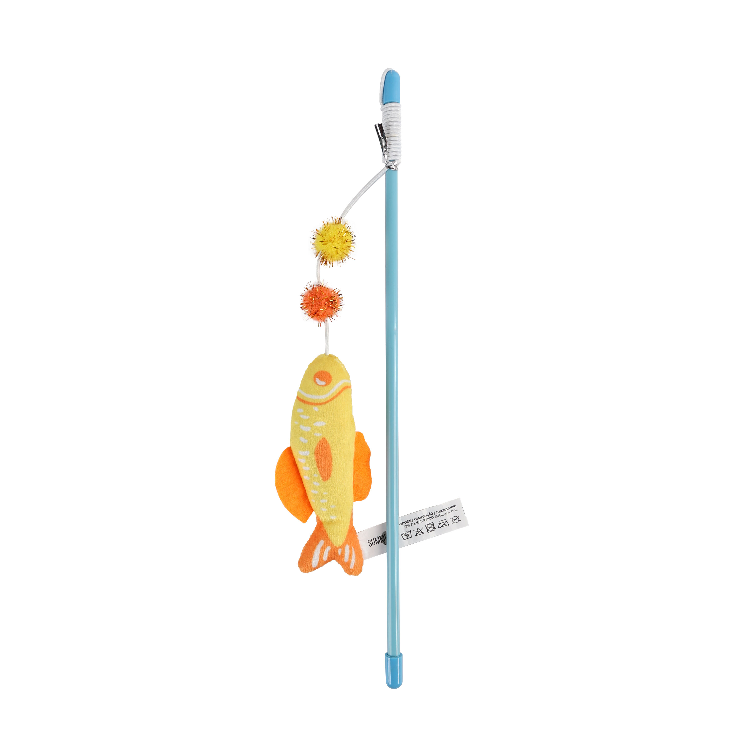 Summer Vibes - Canne &agrave; P&ecirc;che avec Poisson pour Chats - 30cm Image num&eacute;ro 1