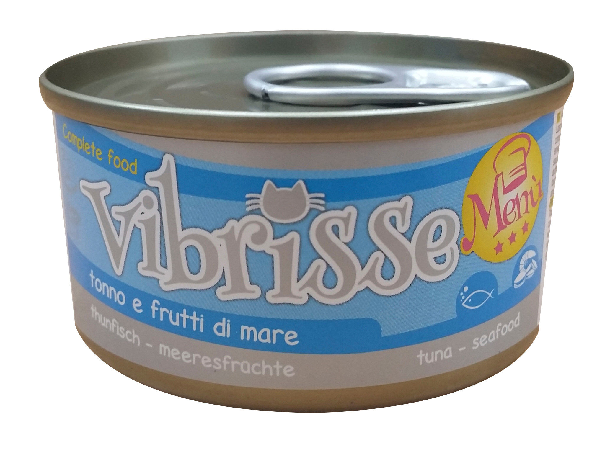 Vibrisse - P&acirc;t&eacute;e MENU Fruits de Mer et Thon pour chats - 70g Image num&eacute;ro 1