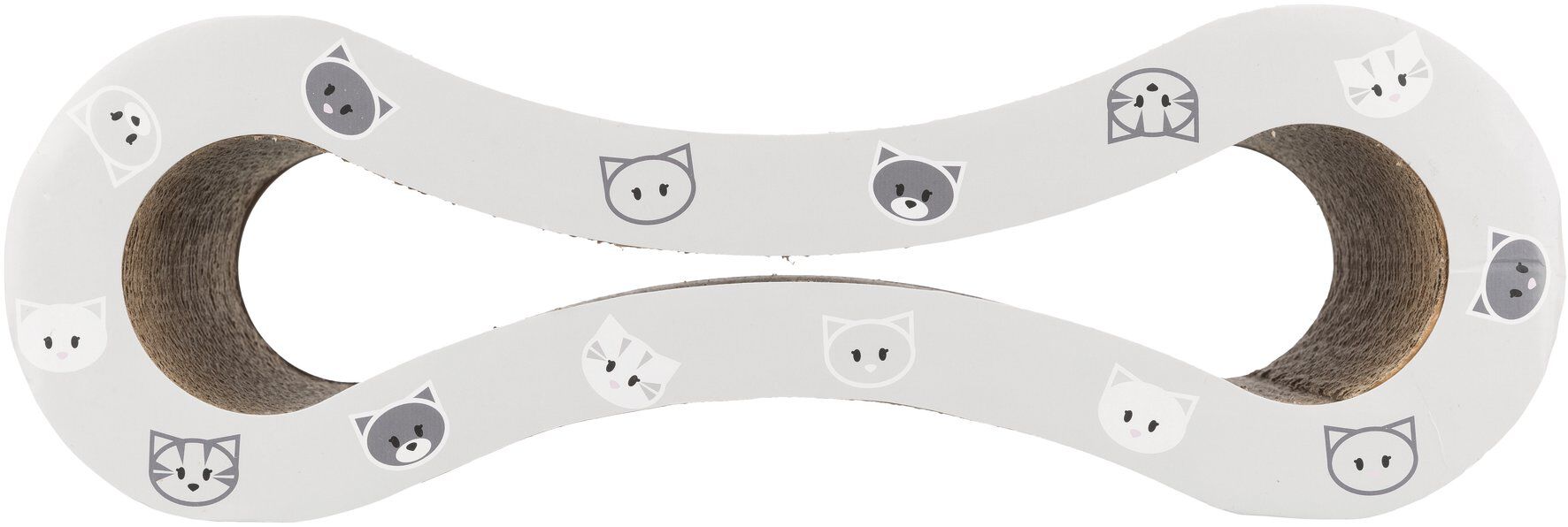 Trixie - Griffoir vague Mimi en carton catnip gris - 50 x 9 x 23 cm Image num&eacute;ro 3