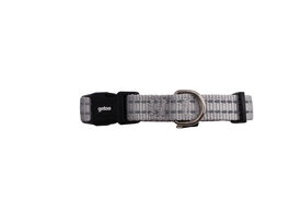 Gotoo - Collier Essentials en Nylon Premium Gris pour Chien