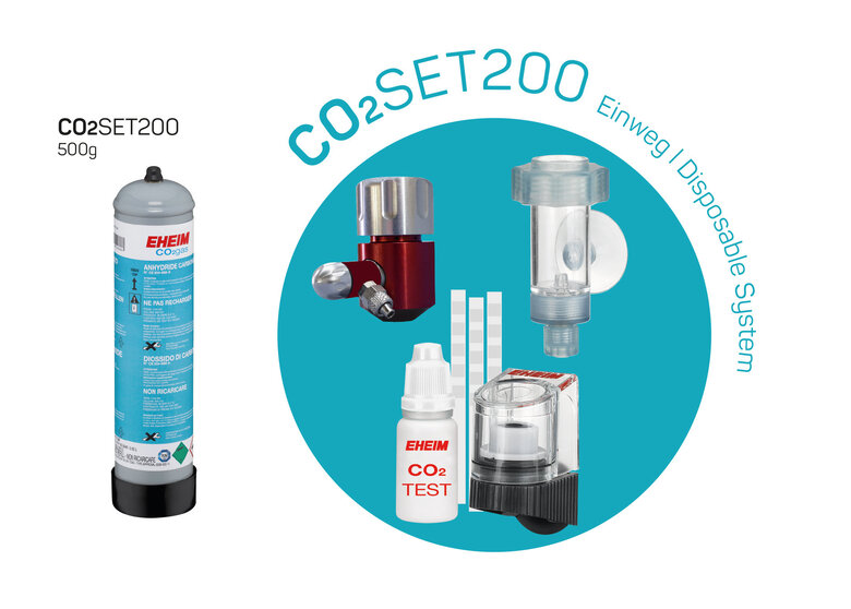 Eheim - CO2-SET200 - 500g Image numéro 2 Eheim - CO2-SET200 - 500g Image numéro 2