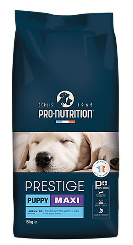 Pro-nutrition - Croquettes Prestige Maxi Puppy pour Chiots - 15Kg image number null