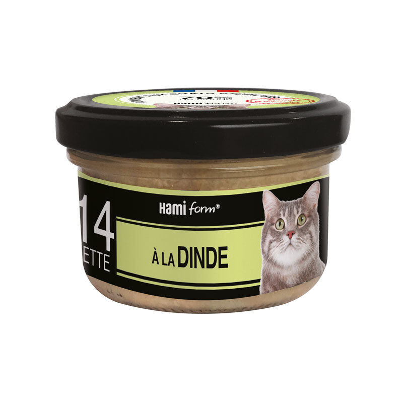 Hamiform - Les Cuisin&eacute;s N&deg;14 Dinde Poulet Carottes pour Chat - 80g Image num&eacute;ro 1