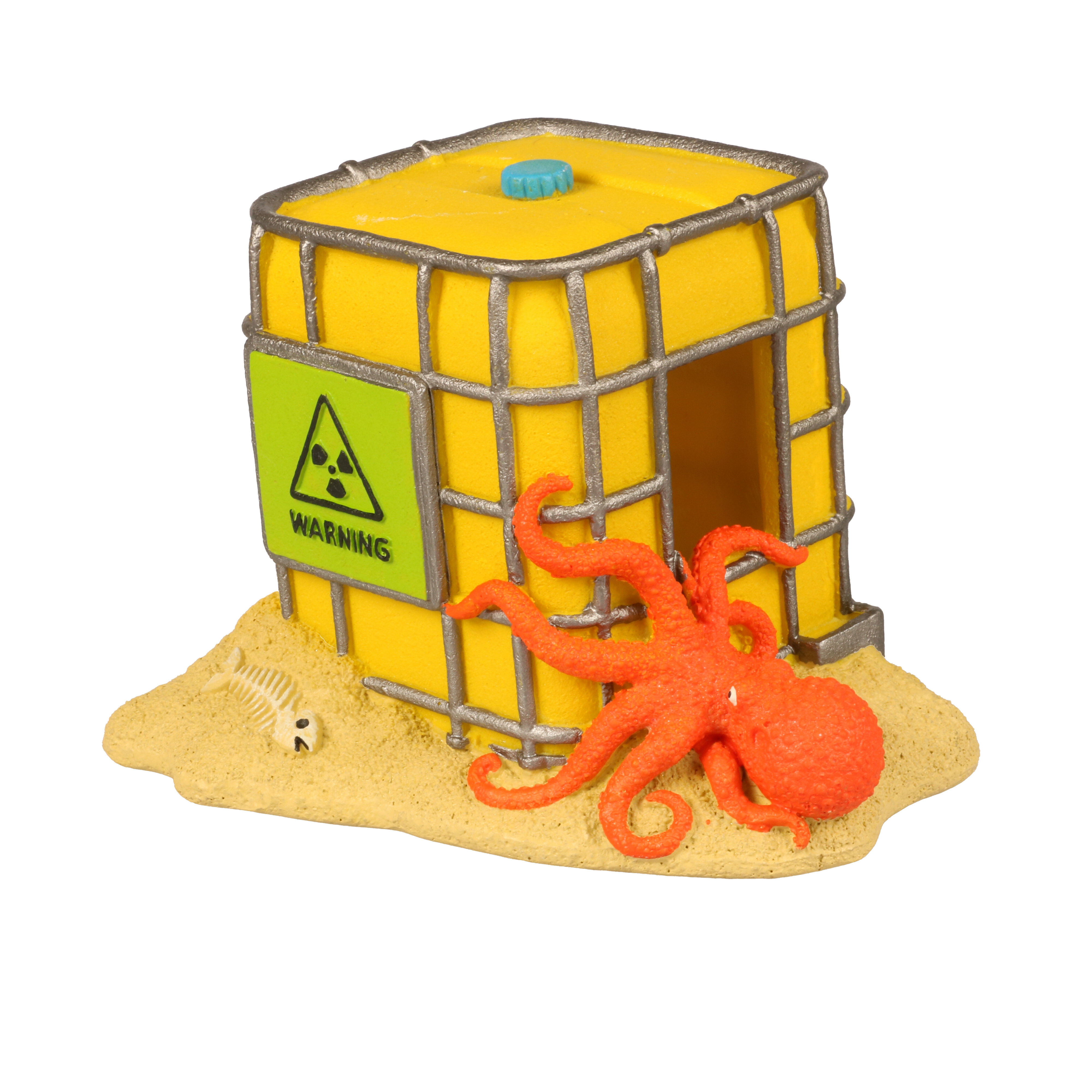 Aquadella - D&eacute;coration Conteneur IBC pour Aquarium - 14.5x11.5cm Image num&eacute;ro 1